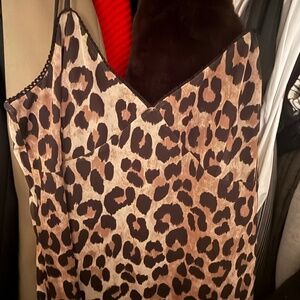 Mango Leopard Midi Dress